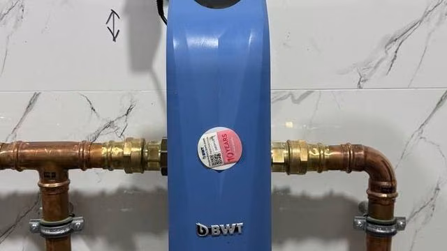 Самопромывной фильтр BWT на медной магистрали