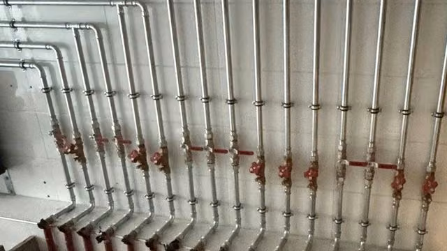 Стальные стояки с балансировочными клапанами